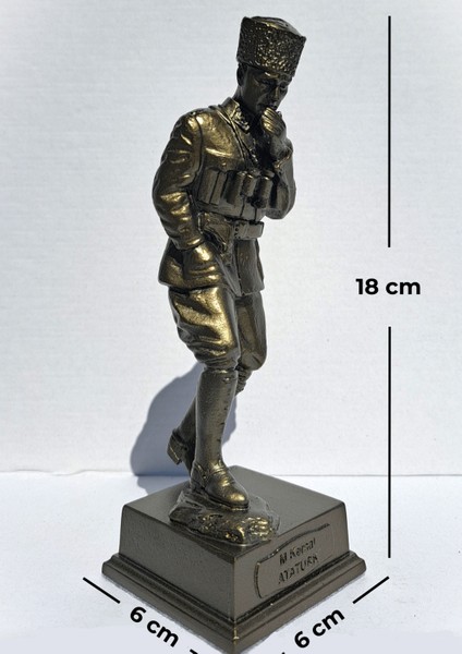 Büyük Taarruz Atatürk Heykeli Biblo - Küçük Boy (18 cm) modelleri