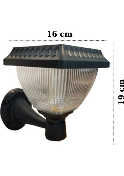 50 Watt Güneş Enerjili Solar Dekoratif Duvar Apliği