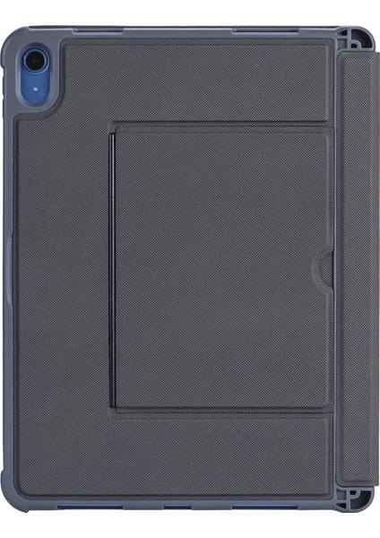 T5508D Ipad 2022 10.9 (10.nesil) Kılıf Palermo Ledli Klavyeli Standlı Tablet Kılıfı - Siyah Nrmsa