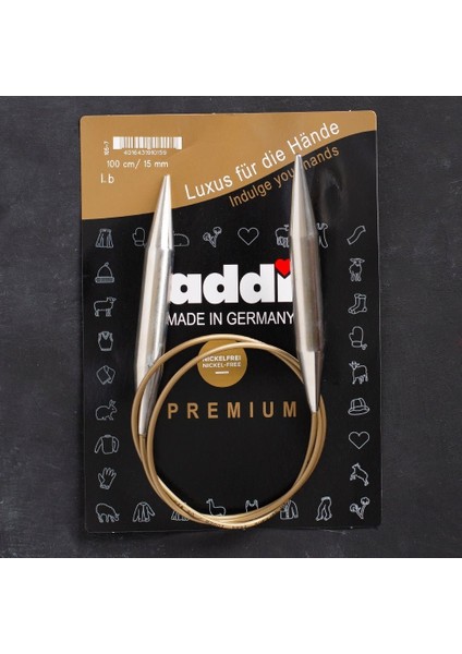 Addi 15 mm 100 cm Klasik Misinalı Şiş- 105-7