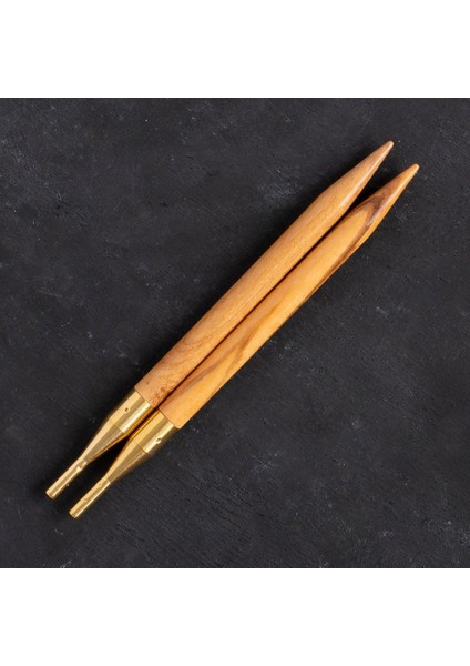 Addi Nature Olive Wood Click 8 mm 13 cm Misinalı Şiş