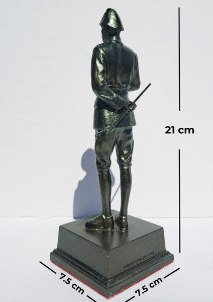 Kurmay Albay Atatürk Heykeli Biblo - Büyük Boy (21 cm)