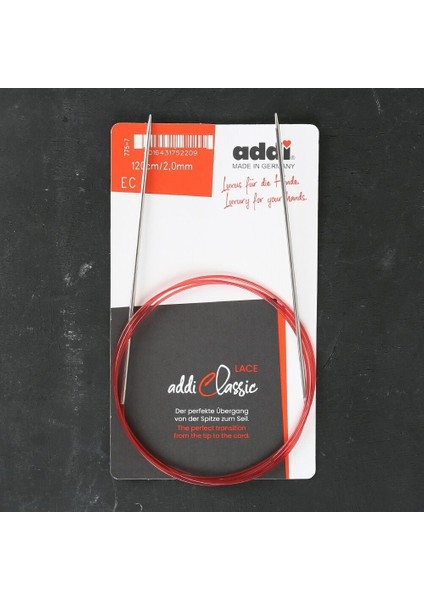 Addi 2,0mm 120 cm Misinalı Dantel Şişi - 775-7