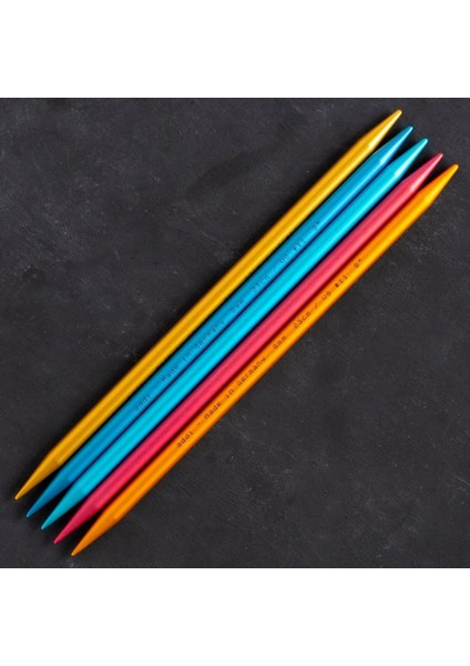 Addi Colibri 8 mm 23 cm Renkli Çorap Şişi - 204-7