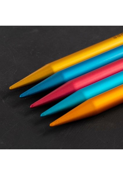 Addi Colibri 8 mm 23 cm Renkli Çorap Şişi - 204-7