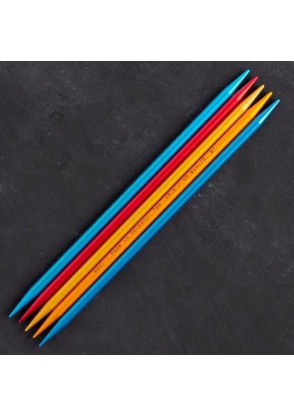 Addi Colibri 7 mm 23 cm Renkli Çorap Şişi - 204-7