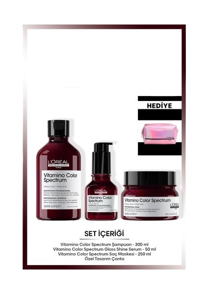 Boyalı Saçlar İçin Bakım Seti