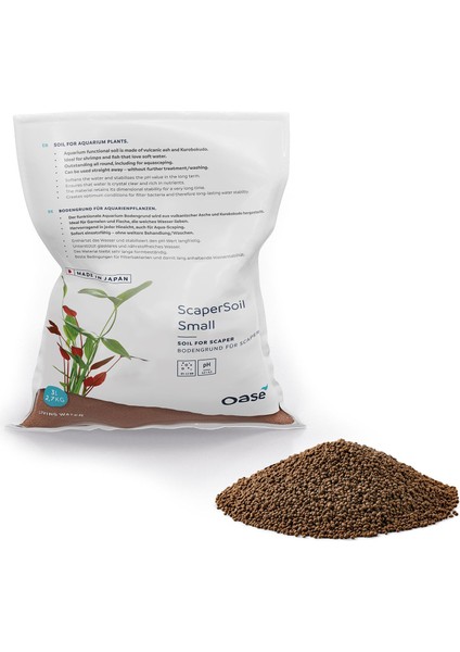 Scaper Soil Brown Small Bitki Toprağı 3lt 2.7kg