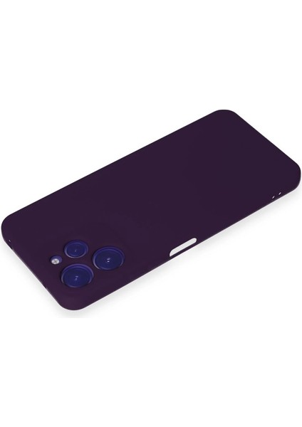Xiaomi Redmi 12 Kılıf Nano Içi Kadife Silikon - Mor Nrmsa
