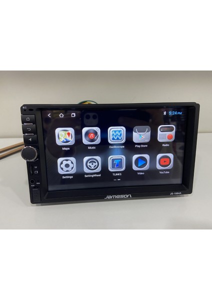 Jamson JS-1984A Üniversal Tek Din USB Aux Sd Bleutooth Oto Teyp Android