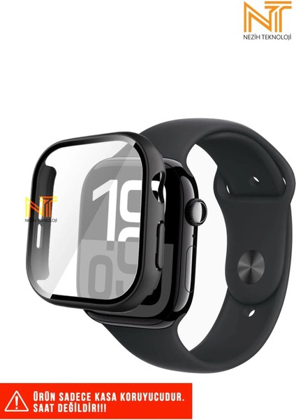 Apple Watch Seri 10 42MM / Seri 11 42MM Uyumlu Sert Pc Kasa ve Ekran Koruyucu