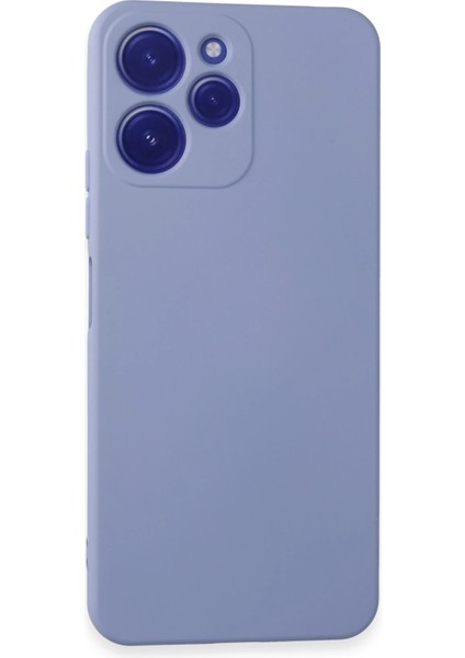Xiaomi Redmi 12 Kılıf Nano Içi Kadife Silikon - Lila Nrmsa