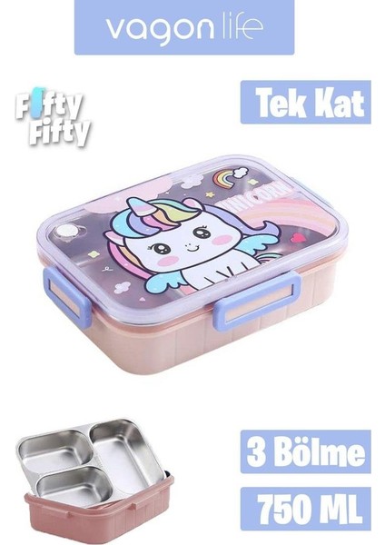 Lunchbox Paslanmaz Çelik 750 ml BL50555