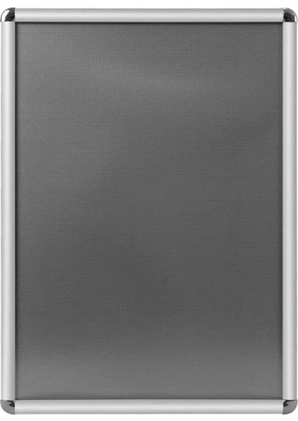 25mm. Alüminyum Afiş Çerçevesi Rondo Köşe - B2 (500x700 mm.)