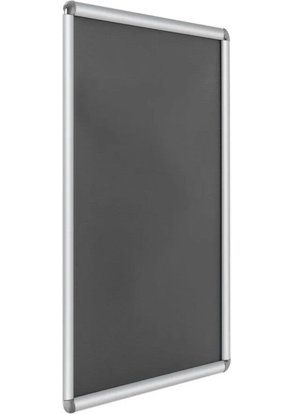 25mm. Alüminyum Afiş Çerçevesi Rondo Köşe - B2 (500x700 mm.)
