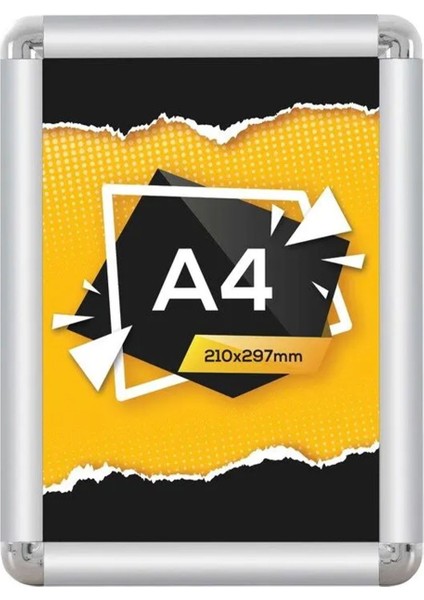 Rondo Köşe Alümyum Afiş Çerçevesi A3 (297X420 Mm.)
