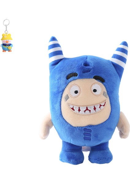 Küçük 7 Inç Odbbods Qibao Sevimli Asker Peluş Oyuncak Bebek Karikatür Bebek Makinesi (Yurt Dışından)