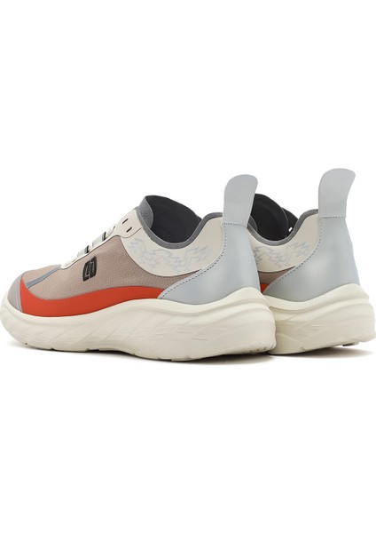 Kadın Bej Bağcıklı Kalın Tabanlı Sneaker 25SFE49626F