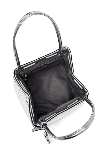 Kadın Gümüş Mini Abiye Kol Çantası 25SBD251832
