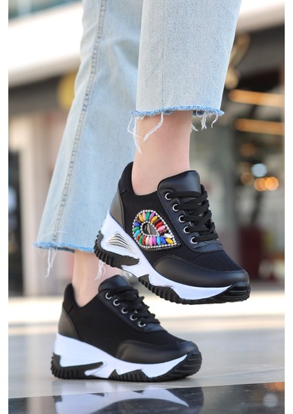 Dnr 613 Taş Detaylı Bağcıklı Spor Ayakkabı fiyatları