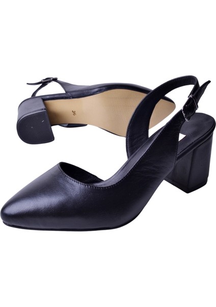 Femi 084 Kadın Deri Topuklu Ayakkabı modelleri