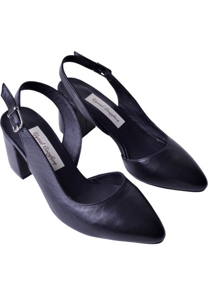 Femi 084 Kadın Deri Topuklu Ayakkabı fırsatları