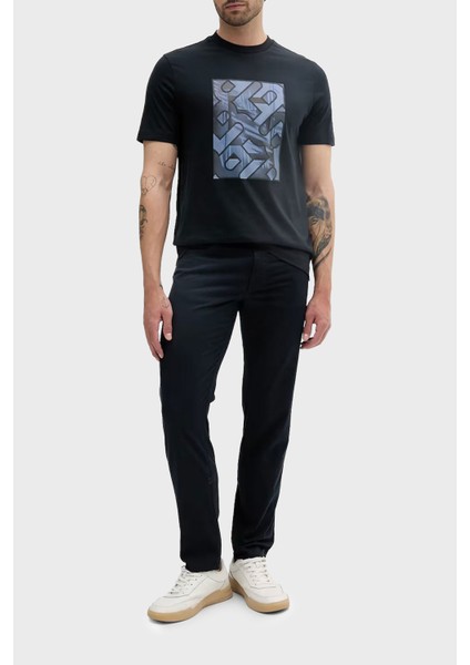 % 100 Pamuk Regular Fit Bisiklet Yaka Desenli T Shirt Erkek T Shirt 50538438 404 fiyatları