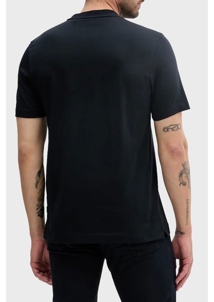 % 100 Pamuk Regular Fit Bisiklet Yaka Desenli T Shirt Erkek T Shirt 50538438 404 modelleri