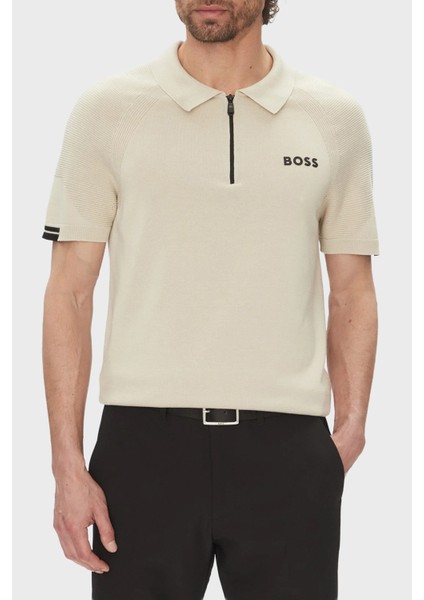 Pamuklu Slim Fit Yarım Fermuarlı Polo Yaka T Shirt Erkek Polo Yaka T Shirt 50537146 284