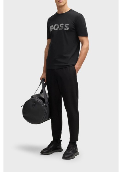 Logolu % 100 Pamuk Regular Fit Bisiklet Yaka T Shirt Erkek T Shirt 50537834 001 fiyatları