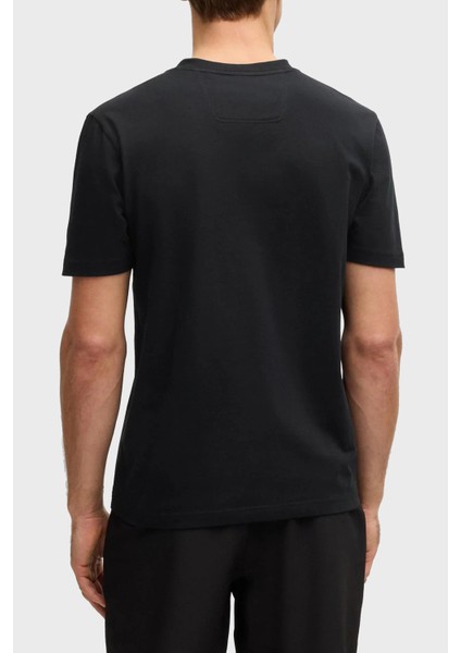 Logolu % 100 Pamuk Regular Fit Bisiklet Yaka T Shirt Erkek T Shirt 50537834 001 modelleri