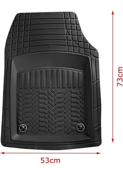 Universal Kesilebilir Promats Serisi 5 Parça 3D Havuzlu Paspas Seti modelleri