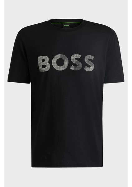 Logolu % 100 Pamuk Regular Fit Bisiklet Yaka T Shirt Erkek T Shirt 50537834 001 indirimleri