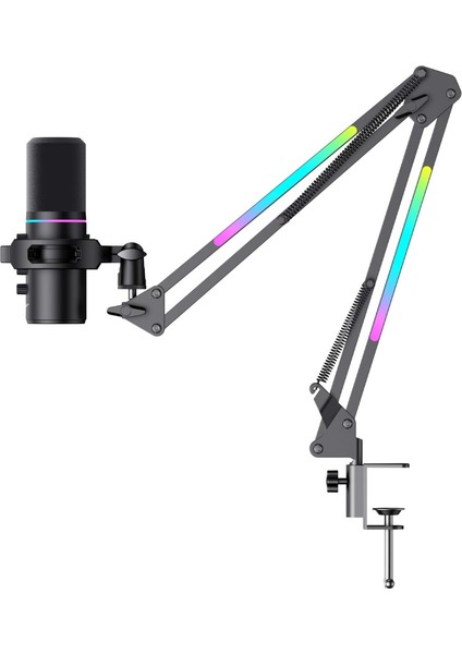 Gamenote GK60 Pro Rgb Profesyonel Oyuncu ve Yayıncı Mikrofonu - Rgb Standlı USB Mikrofon