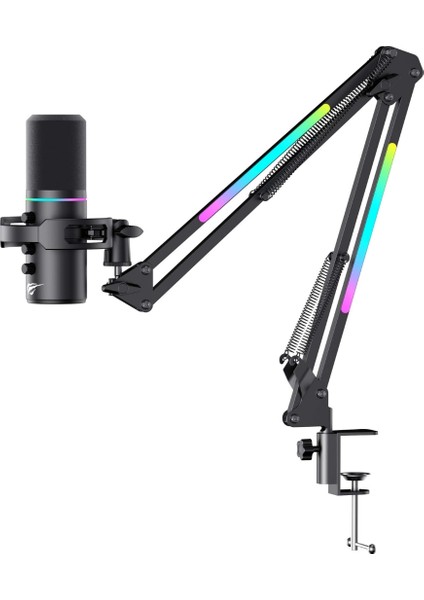 Gamenote GK60 Pro Rgb Profesyonel Oyuncu ve Yayıncı Mikrofonu - Rgb Standlı USB Mikrofon
