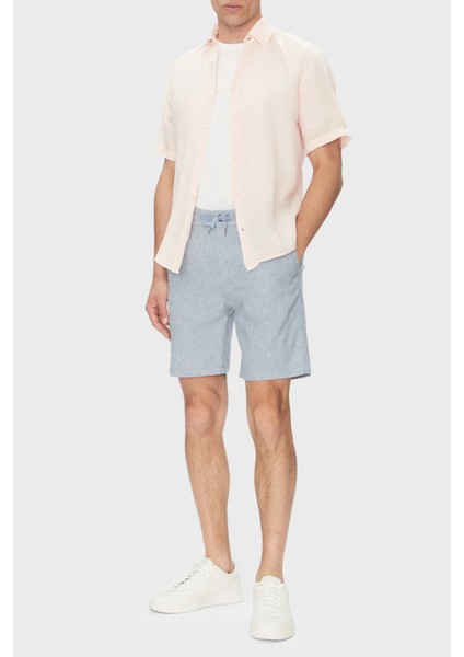 Keten Karışımlı Slim Fit Normal Bel Short Erkek Short 50536863 462 fiyatları
