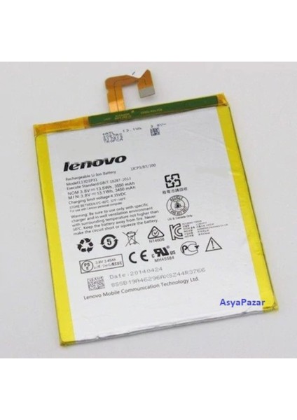 Lenovo Ideapad Pil Tablet Batarya A7-20/A3500/A3300 L13D1P31 Senalstore