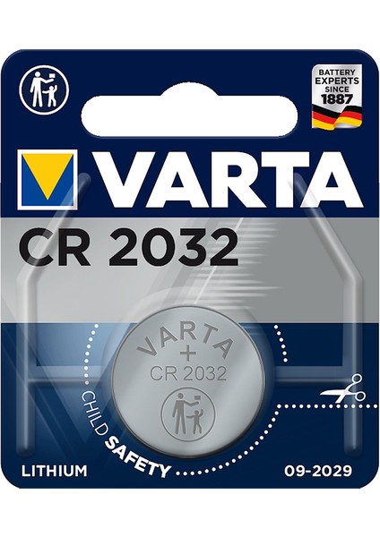 Varta CR2032 Lityum Pil Tekli Paket (5131)