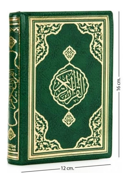 Hafız Boy Kuran'ı Kerim Yeşil Kılıflı Fetih Yayınları