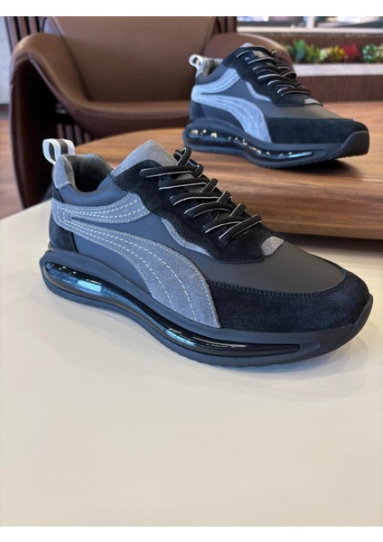 1102 Siyah Füme Hakiki Deri Erkek Sneakers fiyatları