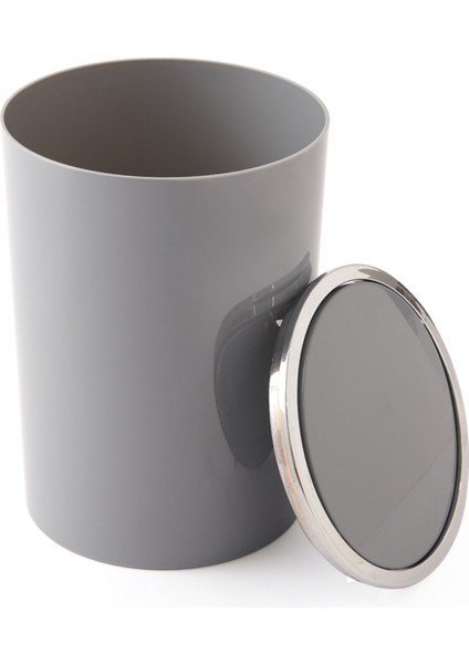 Lenox Çöp Kovası - Gri - 6 Lt