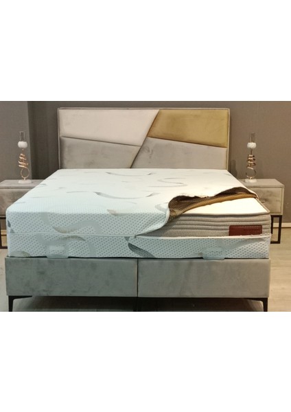 Çift Kişilik Yatak Pedi ve Şiltesi 22 cm Yükseklik