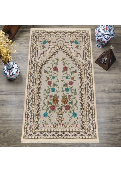 Dijital Baskılı, Yıkanabilir, Yumuşak Dokulu Çocuk ve Yetişkin Seccade S-DOT-N104