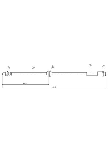 Fren Hortumu Arka Fıat Ducato 06 Cıtro N Jumper Iı 06 Peugeot Boxer 06 440.00 mm (2 Adet) 51725096-4806G7-1617432680
