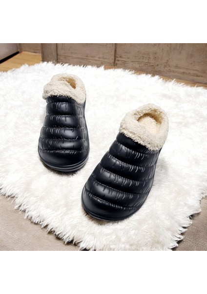 36-41 Numara Aralığı Içi Kürklü Önü Kapalı Eva Kışlık Ev Sokak ve Iş Terliği