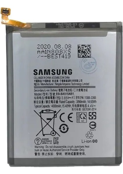 Samsung Galaxy A51 SM-A515F Batarya Pil EB-BA515ABY Senalstore
