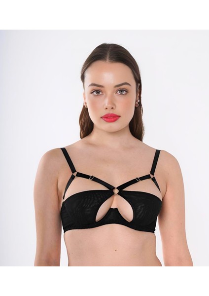 Kadın Sütyen Bra Bralet Transparan Şık Gösterişli Bra