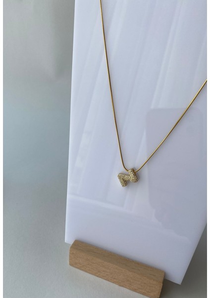 Çelik Zirkon Taşlı Harf Kolye fiyatları