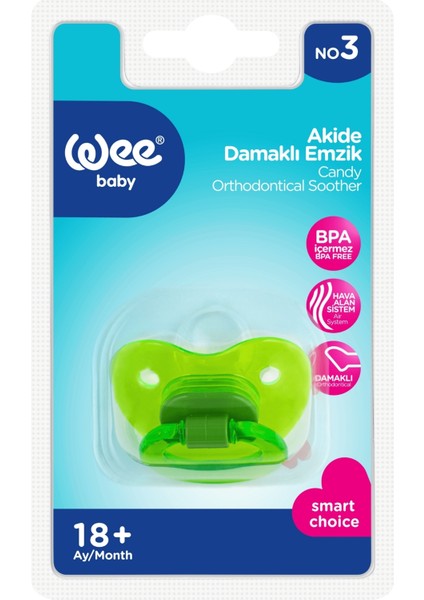 Akide Damaklı Emzik No:3 - YEŞİL modelleri