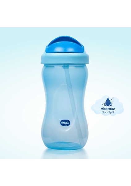 Pipetli Bardak 350 ml - MAVİ